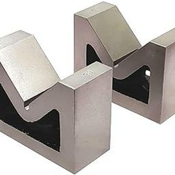 A.D. International Seasoned Caste Iron v Block Pair (2" Inch)-26