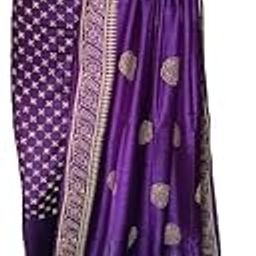 Women Bhagalpuri Katan Slub Unstitched Khari Print Suit Set for Women with Dupatta | Salwar Suit Dress Material for Women & Girls | Top - 2.5 M, Bottom - 2.5 M & Dupatta - 2.5 M | RF144-image-84