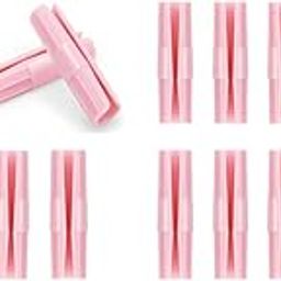 HASTHIP® Plastic 20PCS Sheet Clips Fastener Holders Keep Bed Sheets Smooth Tight Fit for Various Mattresses with Raised Edge Pink-picture-17