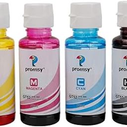 proffisy GT51 GT52 Ink Refill Dye Ink Compatible with HP Ink Tank 115, 310, 315, 319, 410, 415, 416, 419, 455, 500, 515, 530, 615, GT 5810, GT 5811, GT 5820 (YCM+1PCS Black - Ink Tank GT5810)-image-66