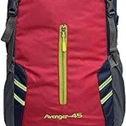 Rucksack Bag 45 Litres Trekking Bag red&navy Rucksack - 45 L (Red With Navy)-image-83
