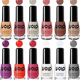 Volo Boss of Gloss Nail Polishes Set of 12 Pcs Infinite Collection(Nude, Tan, Nude, Candy, Nude, Nude, Plum, Coral, Pink, White, Top Coat, Grey) 60 ML-98
