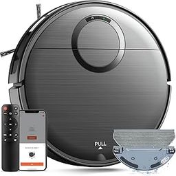 Robot Vacuum Cleaner Combo 2-in-1 with Timetable, WiFi/App/Remote Control, Maximum Suction Power of 2000Pa, Self-Charging Robot Vacuum Cleaner, Slim Ideal for Hard Floors, Pet Hair-picture-17