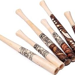 Dr. Watson - Wooden Cigarette Holders, Set of 6, fits Regular Size Cigarettes, Handmade from Natural Wood-image-27