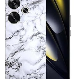 OggyBaba Marble Poco F6 5g Mobile Back Skin Rear Screen Guard Protector Film Wrap (Coverage - Back+Camera+Sides)-image-44