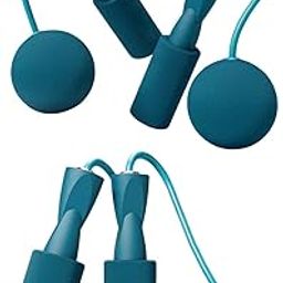 CALANDIS™ 2 Pair Cordless Jumping Rope Gym Exercise Fitness Weighted Jump Rope | Jump Ropes | Fitness Equipment & Gear | Fitness Running & Yoga-image-54