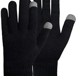 Unisex Hand Gloves|Winter Gloves For Men, Woman|Touchscreen Woolen Gloves|Warm Winter Woolen Stretchable Gloves (Black) (1 Pair)-image-30