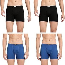 Men's Cotton Regular Solid Trunks-image-14