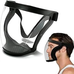 Radiant Anti-Fog Full Face Shield Upgraded, Impact & Wind Resistant Cycling Mask with Adjustable Fit, Transparent Protection for Outdoor & Kitchen Use, Heat & Blue Light Blocking-image-48