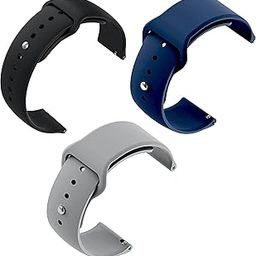 NOTYEX Soft Silicone Strap Replacement Band for Apple || Realme || Boat || Noise || Fireboltt || Amazfit || Samsung || Oneplus Smart Watch Straps-image-76