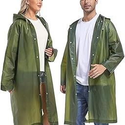 Men&Women Polyester Long RainCoat Pocho Barsaati with Adjustable Cap and Cover (Pack of 1)-30