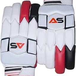 ASS Sports Right-Hand Cricket Batting Gloves for Men/Adults | Comfortable Fit Leather Cricket Batting Gloves (Red and Black)-image-22