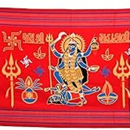 NAVYA HANDICRAFT Mahakali maa Computer Design Aari Bharat Shawl-image-79