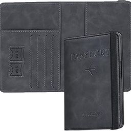 Premium Passport Holder Compact & Stylish Passport Organizer Ideal Passport Case Multipurpose 9 Slots Passort Wallet Cover for Travel (Black)-picture-18