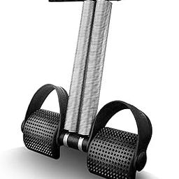FitHead Double Spring Tummy Trimmer Men and Women for Abs Workout Stomach Exercise Machine for Women and Men Exercise in Gym, Home for Abdominal, Belly Exercise Waist Trimmer | Black-1