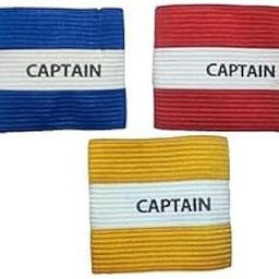 SAS Captain Arm Band Elastic Football Soccer Arm Band Set of 3 Multi-Colour-image-57