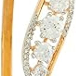 Fashion Jewellery White Rodium-Gold Polished Zircon Kada With Locking System |Best For Gifting, Bride, Bridemaids & Special Occasion | Zircon Kada For Women - 435092-image-98