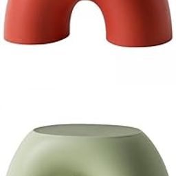 UJEAVETTE Household Small Stool Practical Home Footboard Seat Chair for Toddler-image-71