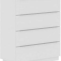Madesa Modern Chest of Drawers, Bedroom Furniture, Wood, 80 W x 95 H x 40 D Cm � White-image-29