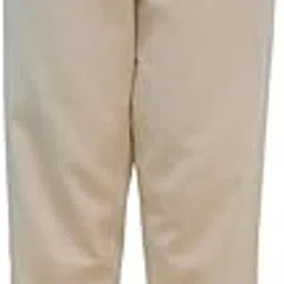 aramya Linen Cotton Cream Solid Office or Casual Wear Pant for Women-picture-45