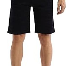 Men's Knee Length Camouflage Navy Blue Cotton Shorts-LS-925-3_NavyBlue-image-20