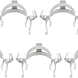 stonylab Metal Joint Clips, 5 pcs 24 mm Lab Keck Clamp #24 Keck Clips for 24/40 24/29 Ground Joint-image-40