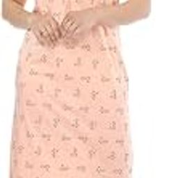 Women's Printed Hosiery Cotton Gown Slip/Nighty | Night Wear Maxi for Women-picture-47