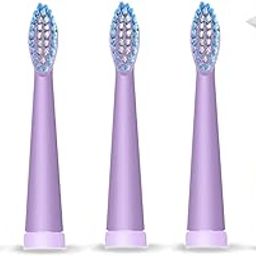 AGARO Cosmic Lite Refill Pack 4+1 pcs, Nylon Bristles, Washable, Purple-image-98