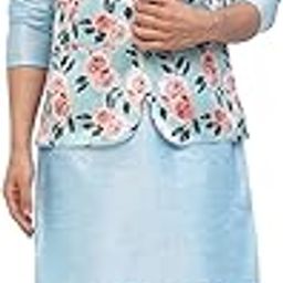 Men's Sky Kurta Pyjama & Printed Nehru Jacket Sets.-image-50