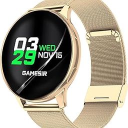 GameSir Active 2 MAX Round Smart Watch HD Display 1.3" Screen IP68 Waterproof, Sunlight Resistance Bluetooth Calling, Multi Features Round Dial Wireless Charging Smart Watch (Millanese Gold)-image-67