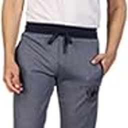 Comfortable Casual Wear Regular Fit Hosiery Pyjamas for Men (Size 4XL, Navy Melange)-image-46