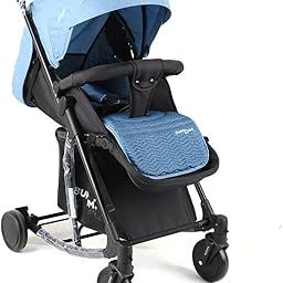 BUMTUM Baby Stroller/Pram for 6 to 36 Months, Adjustable backrest, 360° Swivel Wheel, Large Storage Basket, Reversible Handlebar for New Born, Toddler & Kids(Blue)-image-70