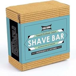 Goli Soda All Natural Probiotics Shave Bar | Aloe Vera Juice | All Ages & Skin Types | Lavender And Peppermint | Skin Care - (Pack Of 1) - 90 g-22