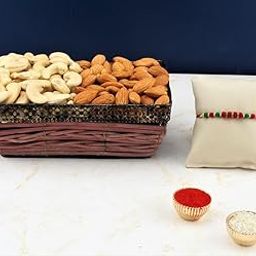 SFU E Com Dry Fruit Hamper For Rakshabandhan Gift | Dry Fruit And Rakhi For Brother | Dry Fruit Basket Hamper | 31-94