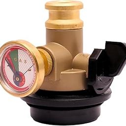 GASSAFE INDIA LTD. Original Gas Cylinder Safety Device | Gas Leakage Detector | Gas Safe Device | 30% Gas Savings | 3-Year Warranty | Brass | 8 x 8 x 8 Centimeters-18