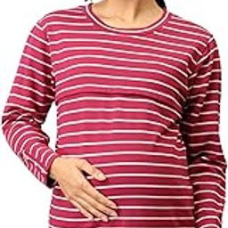 the mom store Maternity and Nursing Winter Wear Sweatshirt | Feeding Sweatshirt for Pre and Post Pregnancy | Winter Top-picture-10