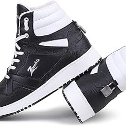 Trendy High-Top Casual Sneakers Shoes || Swagger High-Top Sneakers Shoes || Casual Funky Sneakers Shoes for Boy's || Bold and Versatile Urban Style Sneakers Shoes for Men's-image-14