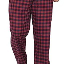Combo Of Mens Pyjama Night Wear, Cotton, Red Navy and Blue Yellow Check Night Pants For Men's Leisure Wear-picture-6