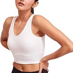 Sleeveless V- Neck Slim Fit Ribbed Knit Tank Crop Tops for Women & Girls Casual Beach and Gym Wear and Western Trendy Fashion-image-27