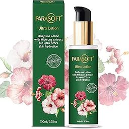 Parasoft Ultra Daily Moisturizing Body & Face Lotion with Hibiscus Extract, Shea Butter, Almond Oil, Glycerine & Vitamin E for 72 Hrs Hydration, Dry & Sensitive Skin - 100 ML-image-63