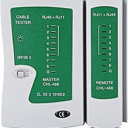 FEDUS Network Cable Tester, RJ45 And RJ11 Lan Tester With 9V Battery, LED Indicators RJ12 CAT5 CAT 6 UTP Ethernet ethernet-8