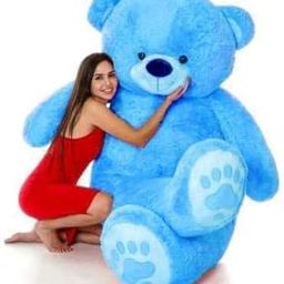 OS Retail Teddy Bear for Girls, Panda Teddy Bears, tady Bears Toys Big Size Latest (Blue, 5 Feet)-5