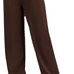 Ultimate Sculpt Wide - Legged Pants, Ribbed Waistband, Wide Silhouette, 2 Zippered Pockets-picture-15