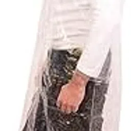 vkg Unisex PVC Overcoat|Rainwear|Raincoat (Transparent)-picture-8