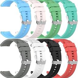Replacement Compatible with KALINCO P22 Smart Watch Bands, Quick Release Soft Breathable Adjustable Flexible Silicone Sport Elastic Wristbands Straps for KALINCO P22 Fitness Tracker (Colors-A)-picture-16