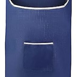 Home Care Store Hanging Foldable Laundry Bag, Cloth Storage Bag (Blue)-15