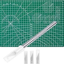 Anezus Craft Knife Precision Cutter and Self Healing Cutting Mat Set With 30 PCS Blades for Art, Hobby, Craft, Scrapbooking, Stencil-image-11