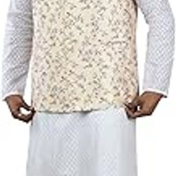 Fashweave Men's Sleeveless Nehru Jackets along-with Inner pocket for Regular Fit for Festive, Casual or Occasional-image-4