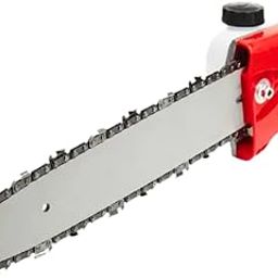 Chainsaw Attachment for Brush Cutter Back Pack 26 mm Guide Bar and Chain Assembly, 40.6 cm, Red and Silver-picture-25