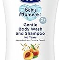 Chicco Baby Moments Gentle Bodywash & Shampoo with Oats Extracts & Apricot, 200ml |Head-to-Toe|No Tears Formula|Moisturized Skin & Hair|Dermatologically Tested | Parabens & Phenoxyethanol Free-image-76